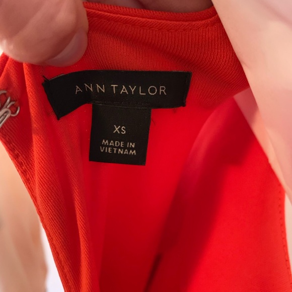 Ann Taylor Matte Tie Front Midi Dress - Picture 4 of 5